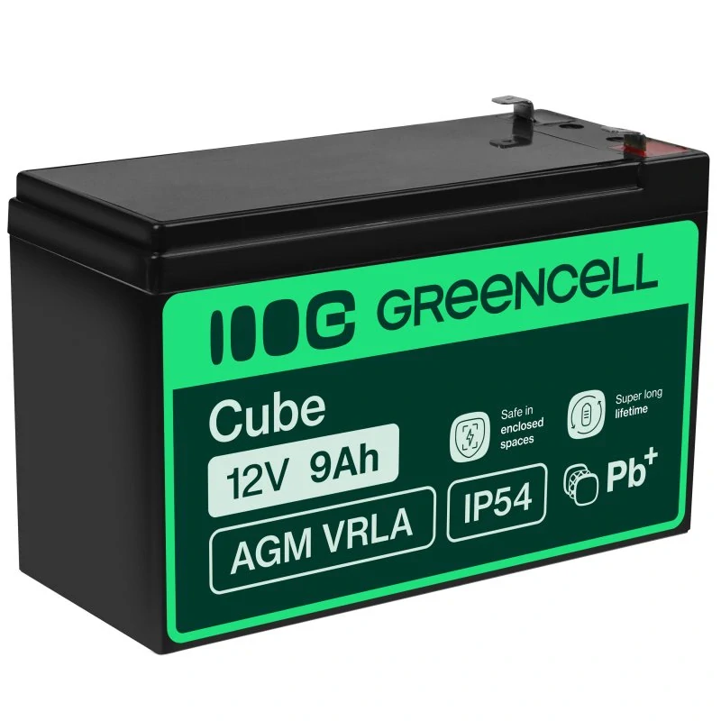 Green Cell AGM 12 V 9 Ah – Baterie do UPS