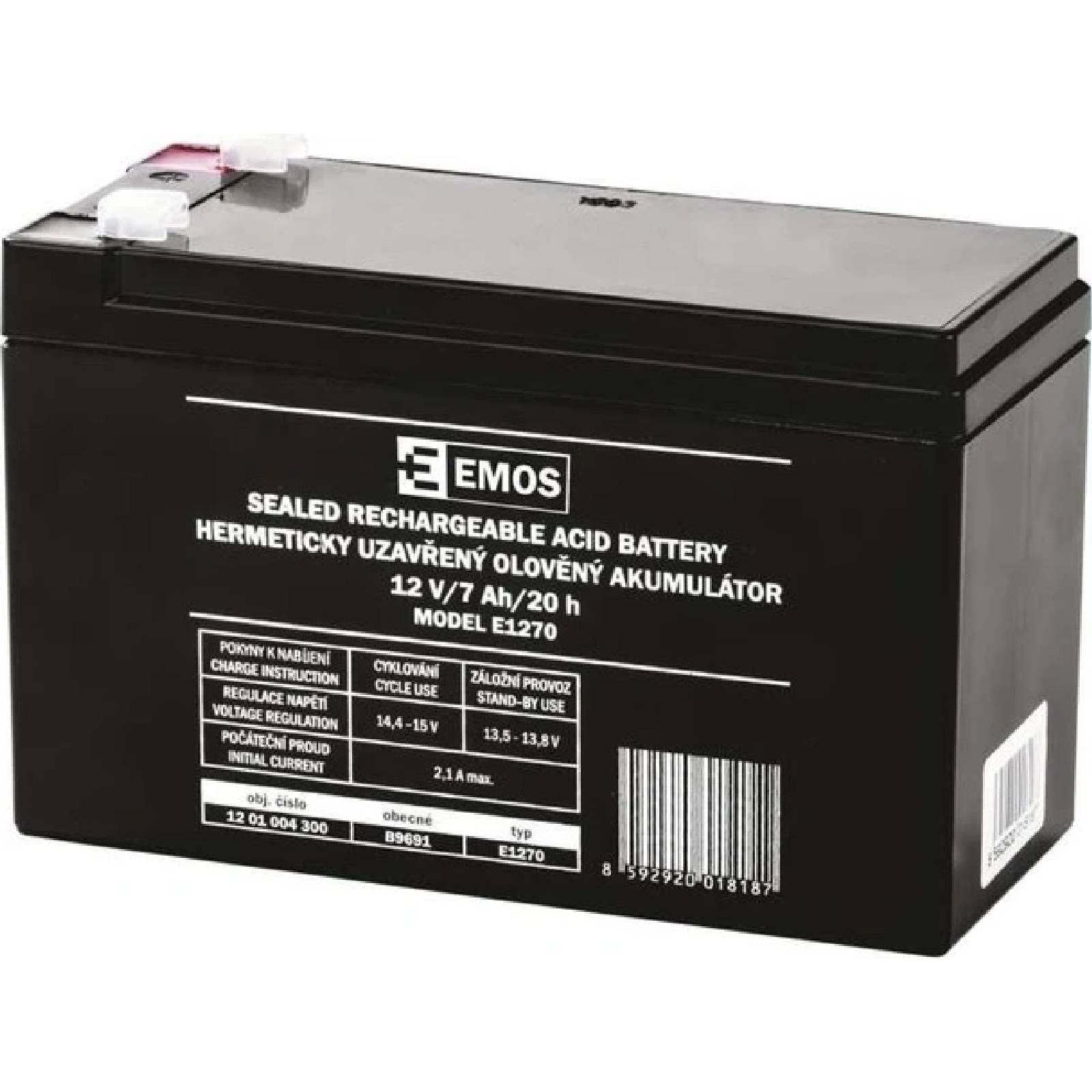 Univerzální SLA 12 V 7 Ah – Baterie do UPS