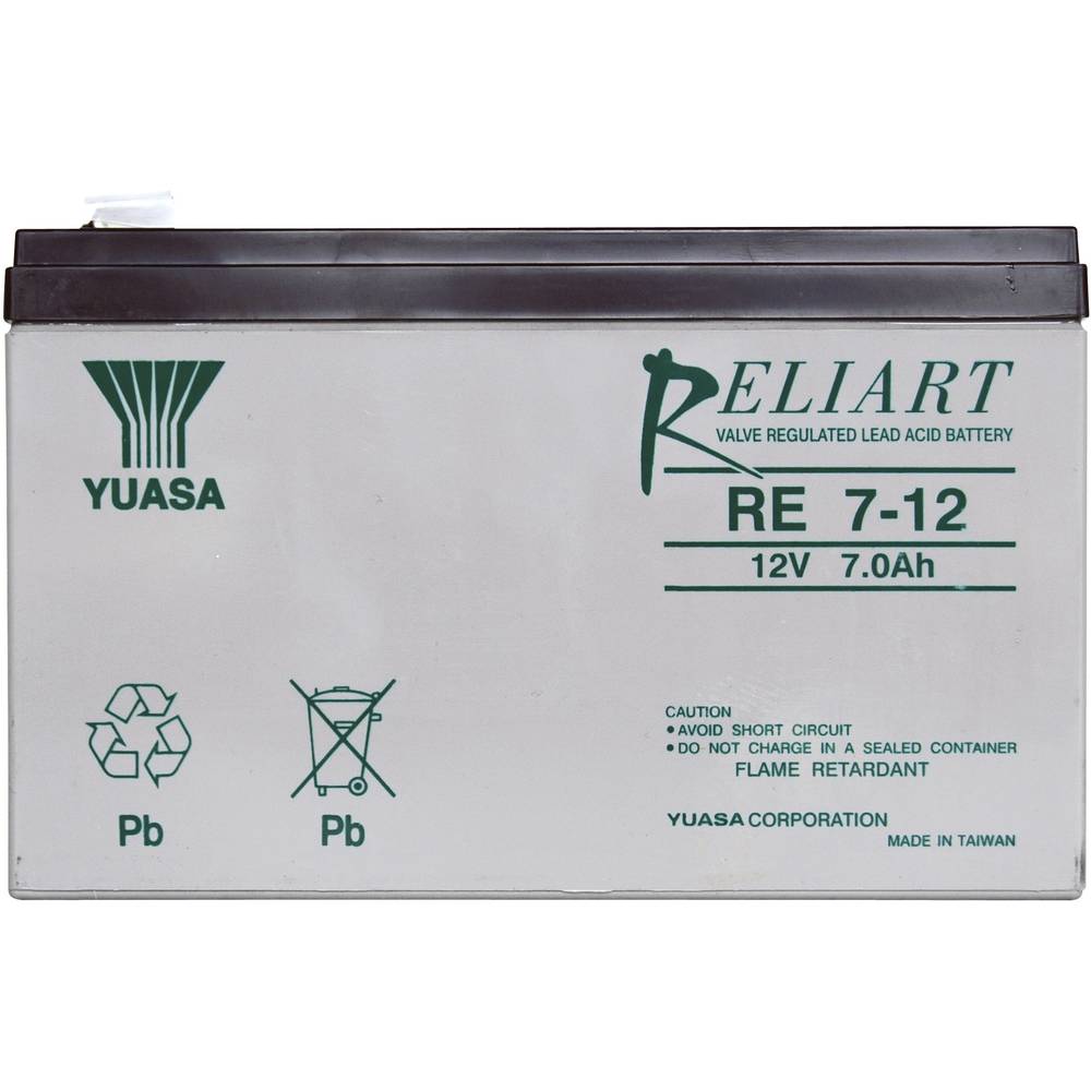 Yuasa RE7-12 (12 V 7 Ah) – Baterie do UPS
